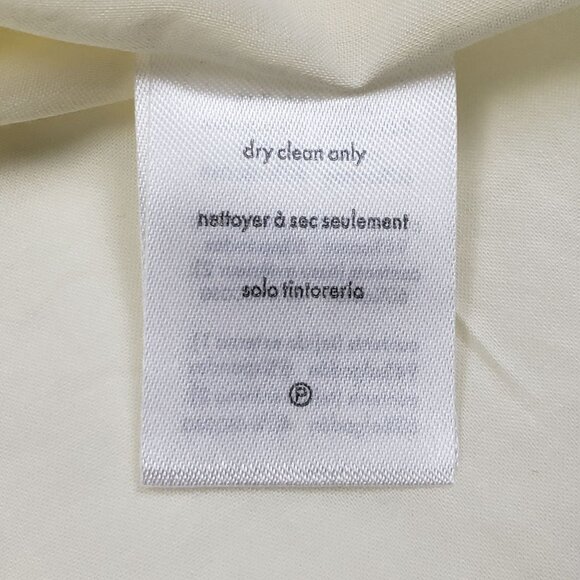 We Wore What Flowy Triangle Cami Womens XS Ivory Poplin/Voile Casual Summer Top - Picture 12 of 16